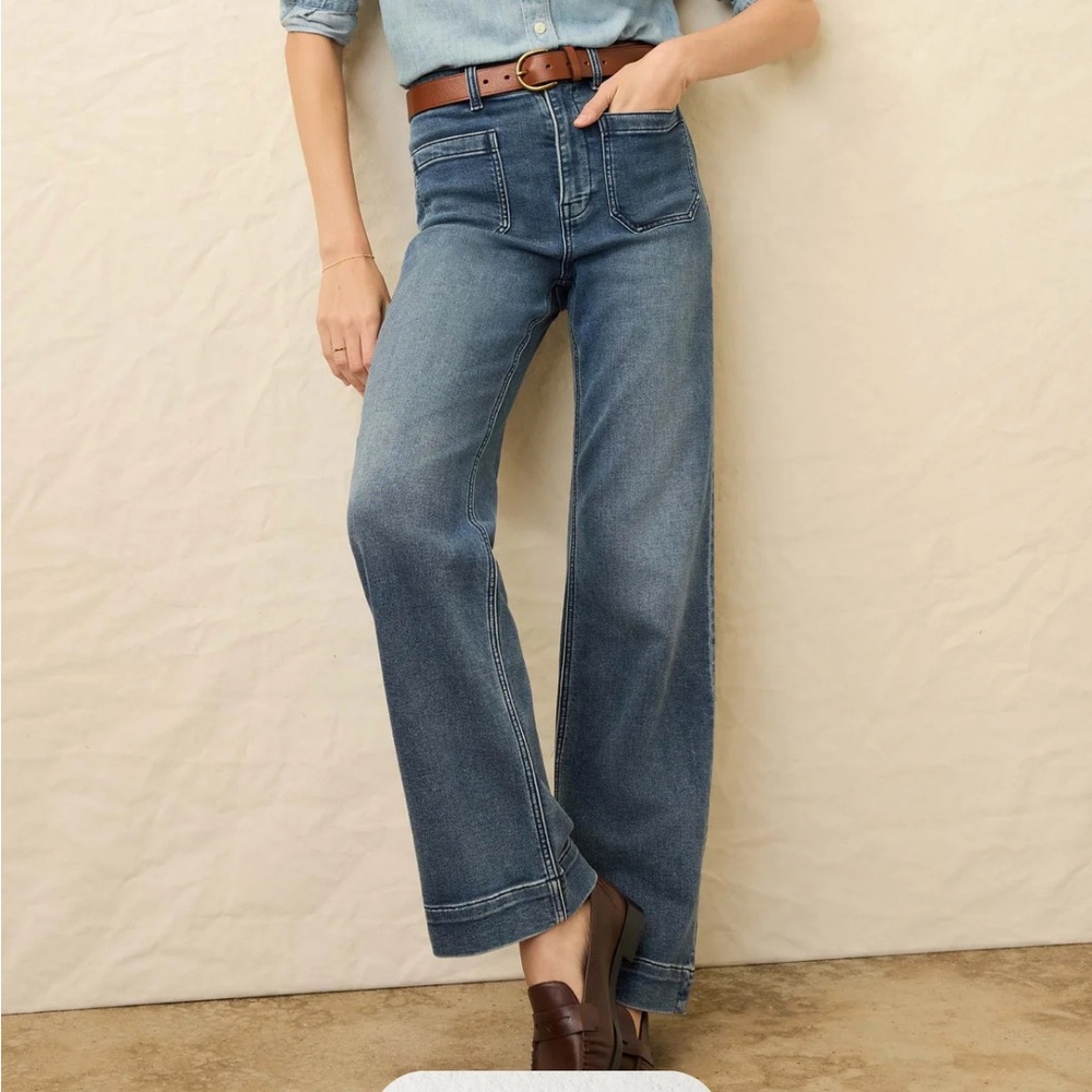 Faherty Stretch Patch Pocket Pants Riverton Wash (Size 29)